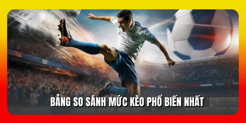 Bảng so sánh mức kèo phổ biến nhất